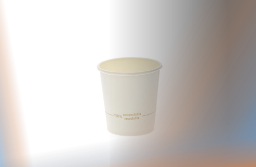 P50 white paper cups 40cl - hot & cold drinks - plastic-free - 100% recyclable & compostable - FSC-certified -